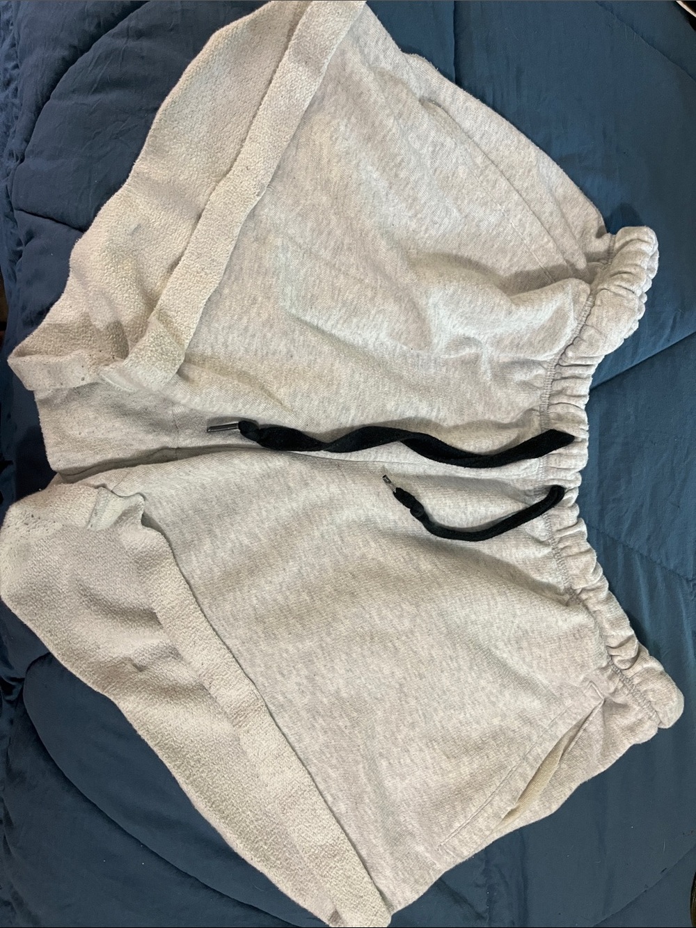 PINK Victoria's Secret Heather Gray Elastic Waist Lounge Shorts
